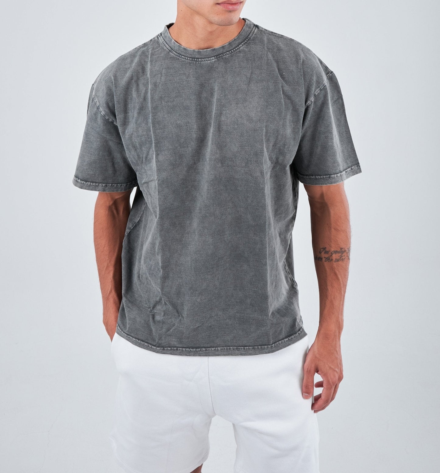 Washed T-shirts - ThebasiclookInternational