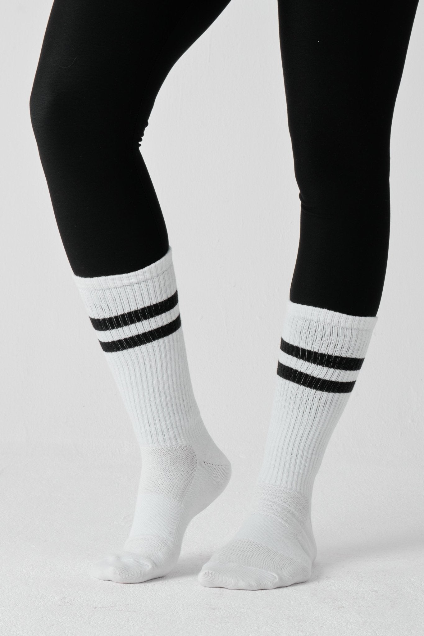 Long Socks Pack of 3 - Two Line - ThebasiclookInternational